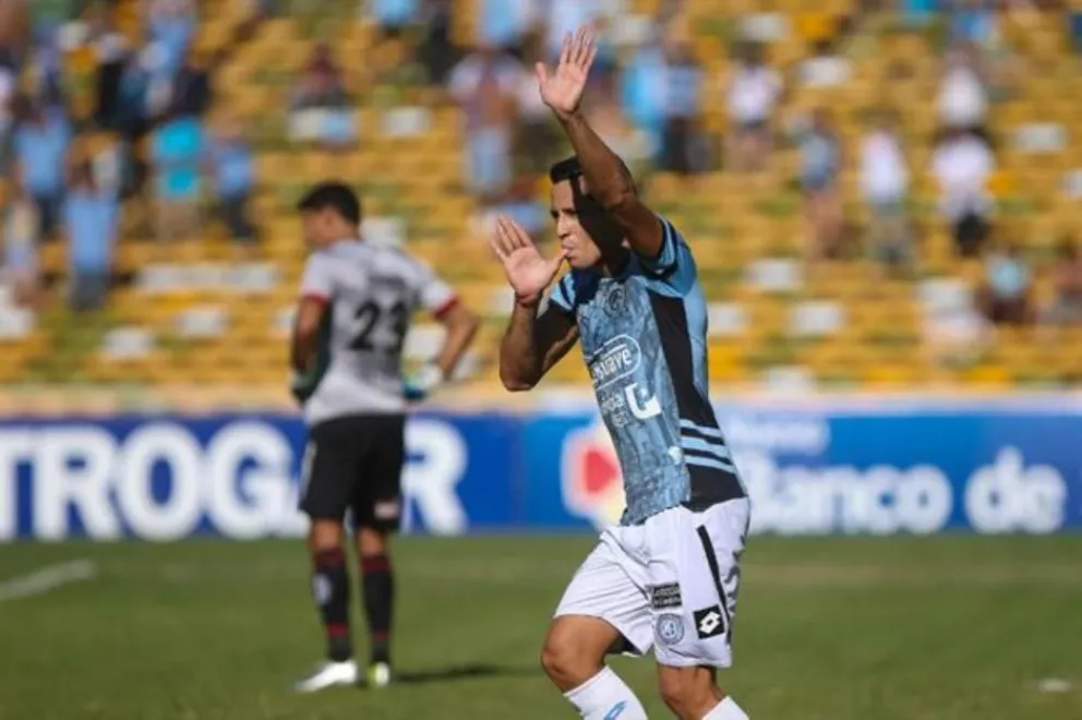 El Cuqui Márquez abrió el camino para el triunfo de Belgrano.