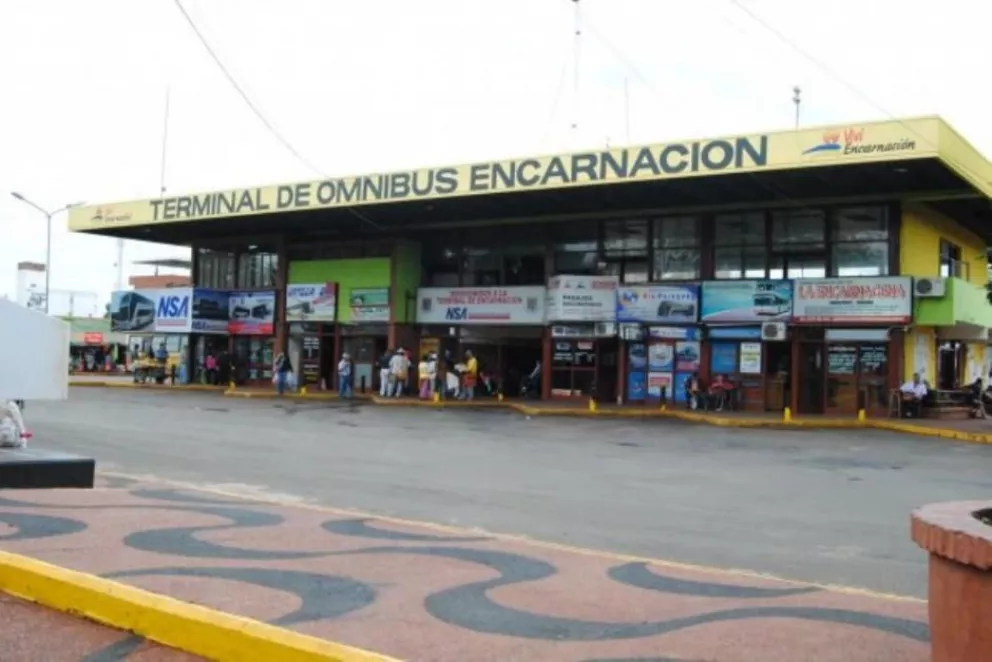 La terminal de Encarnación.