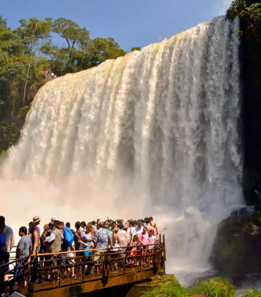 Las Cataratas del Iguazú recibieron 173 mil turistas en julio.