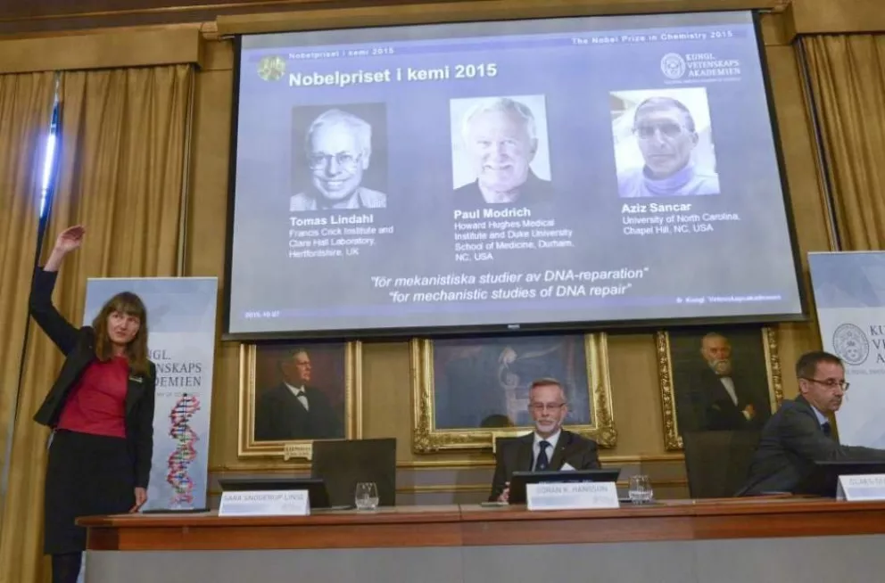 Premio Nobel de la Química 2015