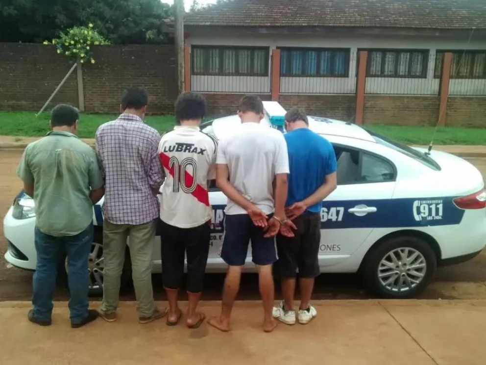 Posadas: cinco detenidos y machetes secuestrados tras una gresca
