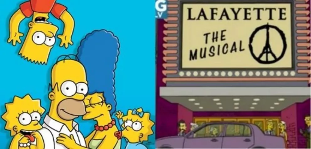 Los Simpsons con cápitulo sobre las víctimas del atentado de Francia