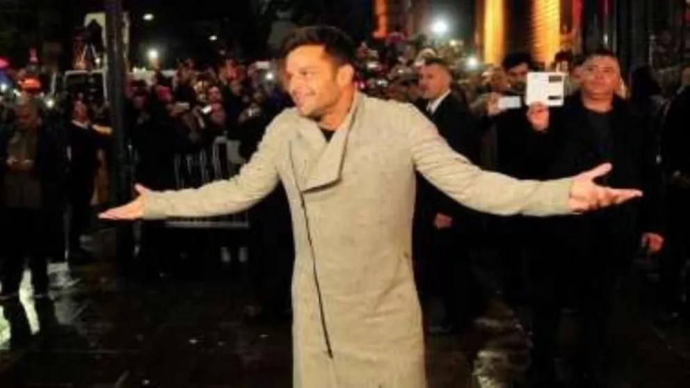 Ricky Martin se rindió ante el saludo de Andrés Calamaro 