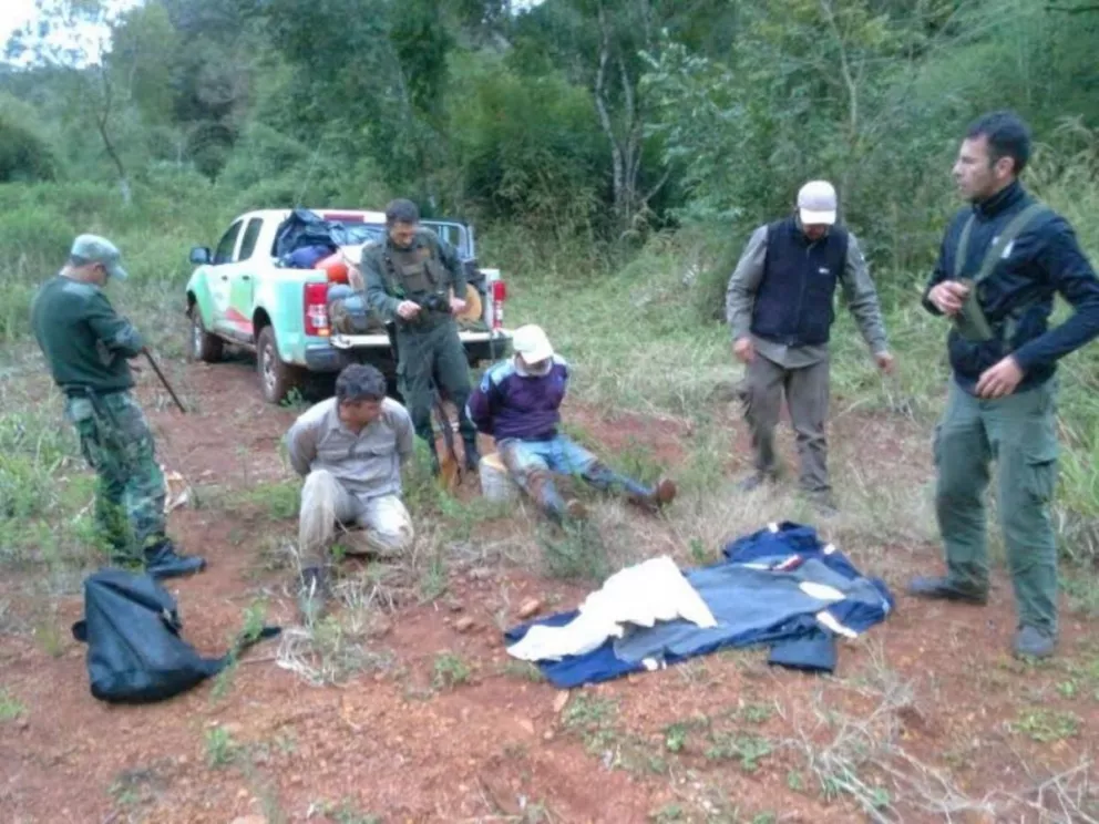 Detuvieron a dos cazadores furtivos en la Reserva de Biósfera Yabotí