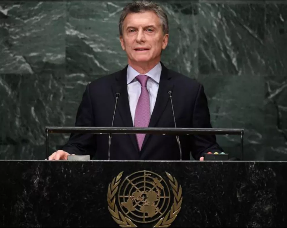 Macri ante la ONU: "Reitero el llamado al diálogo para resolver el tema Malvinas"
