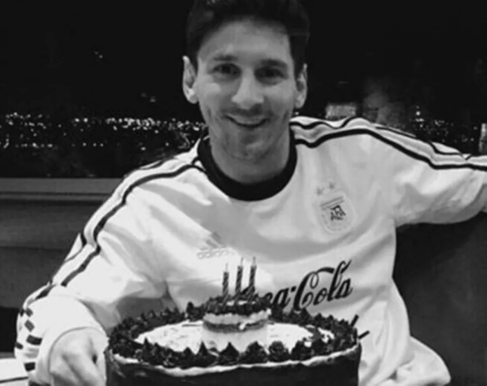 Messi y la costumbre de festejar su cumpleaños con la Selección