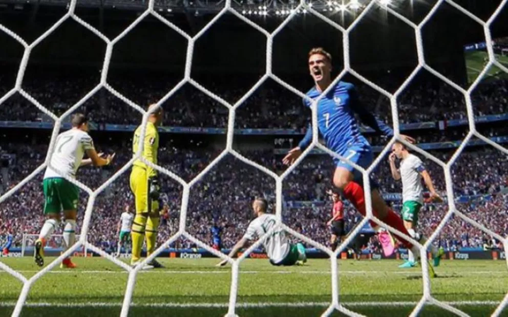 Francia se metió en cuartos de la Eurocopa de la mano de Griezmann