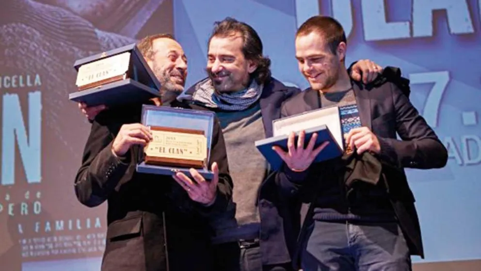Francella, Trapero y Lanzani recibieron el reconocimiento del Incaa.
