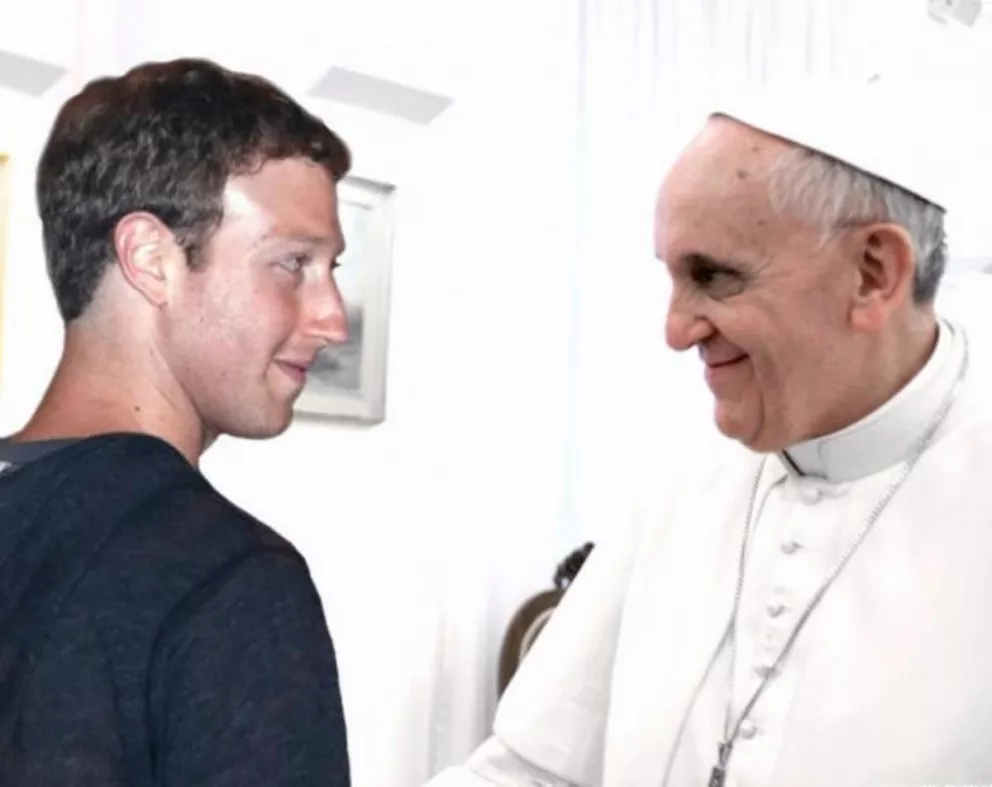 El Papa y Zuckerberg evalúan como usar la tecnología para combatir la pobreza