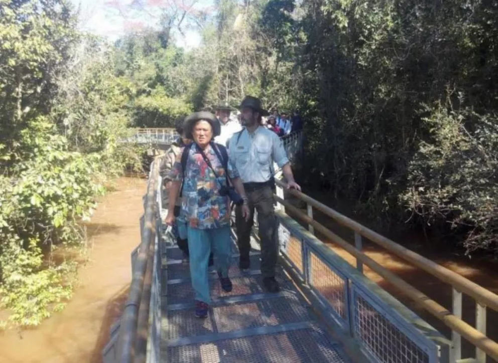 Princesa heredera de Tailandia visitó las Cataratas del Iguazú