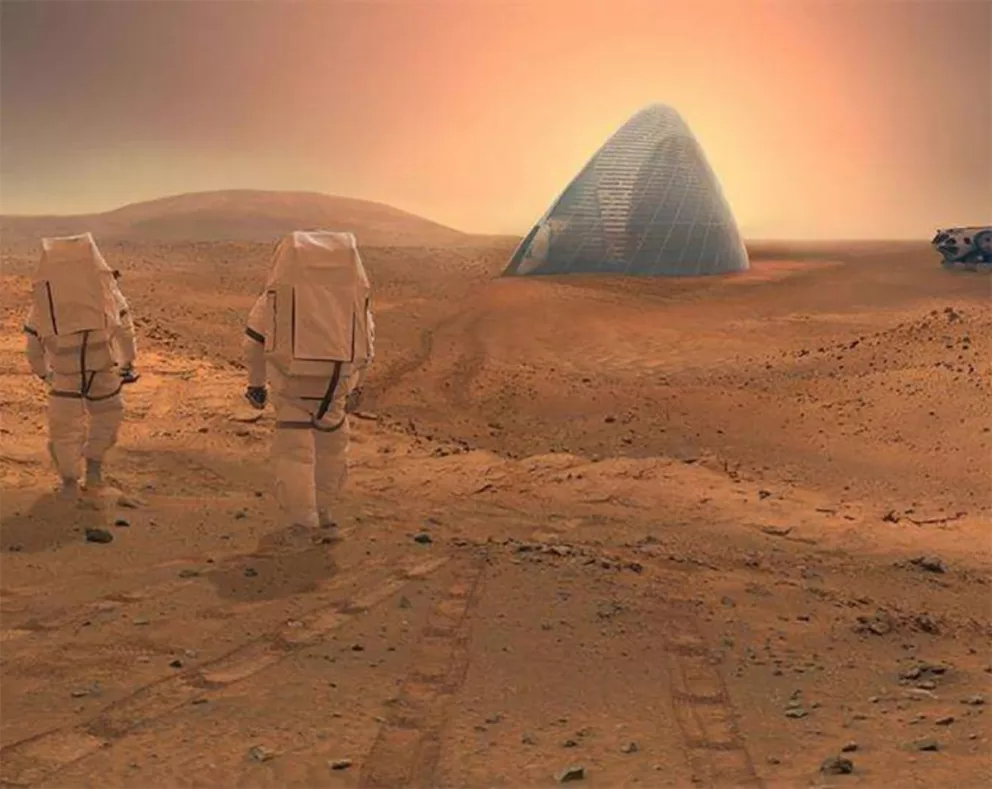 Así será la primera casa en Marte: hecha de hielo y transportable 