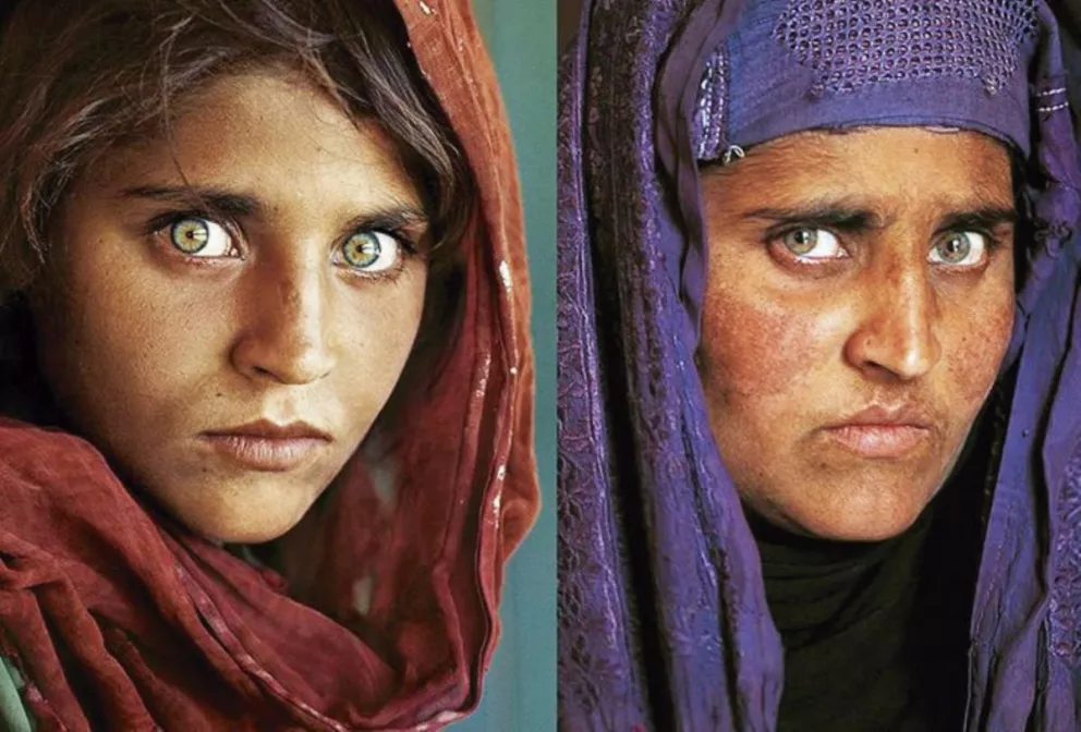 Detuvieron a “niña afgana” de Nat Geo