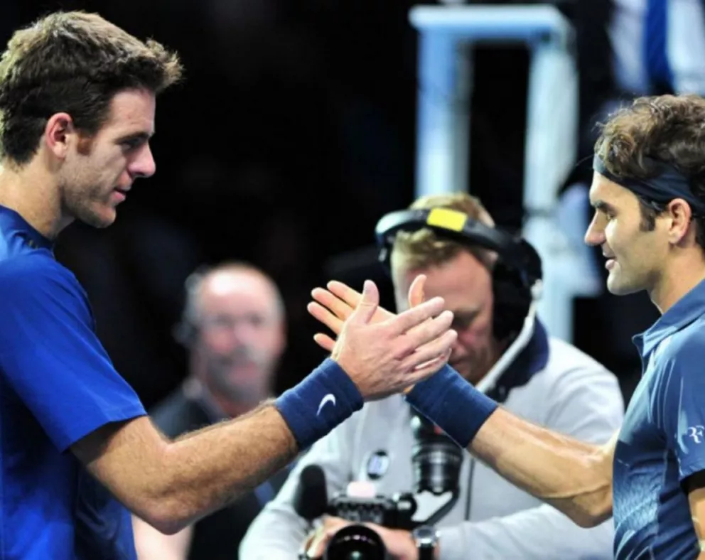 Juan Martín Del Potro se enfrenta a Roger Federer