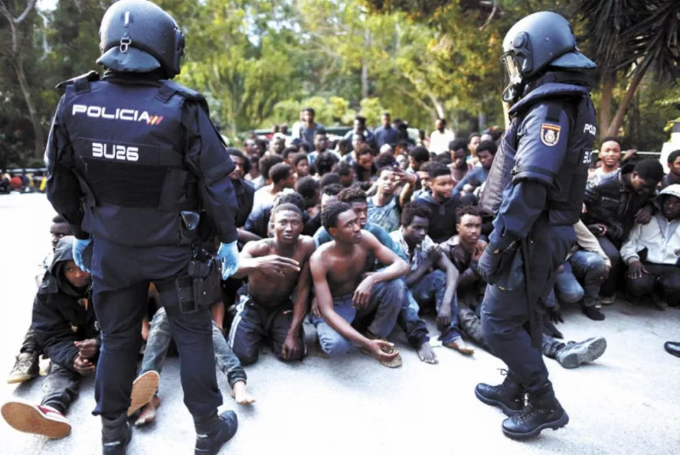 Unos 850 africanos entraron a Europa en sólo cuatro días