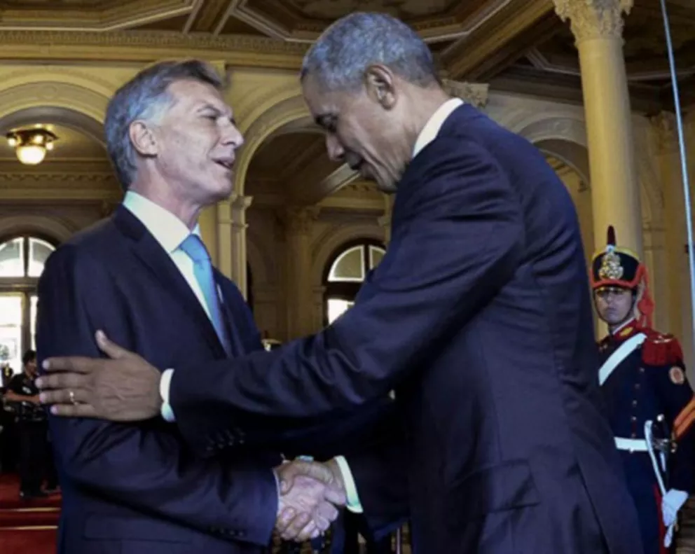 Macri junto a Obama en su visita a la Argentina como presidente