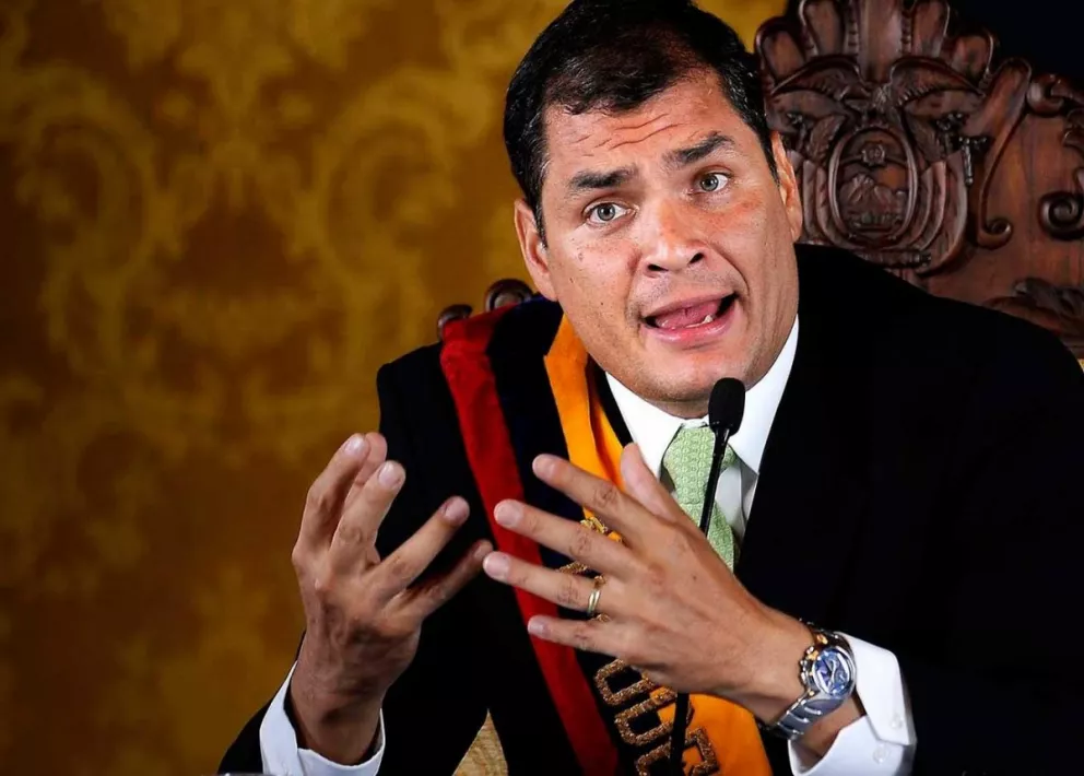Correa, presidente de Ecuador.