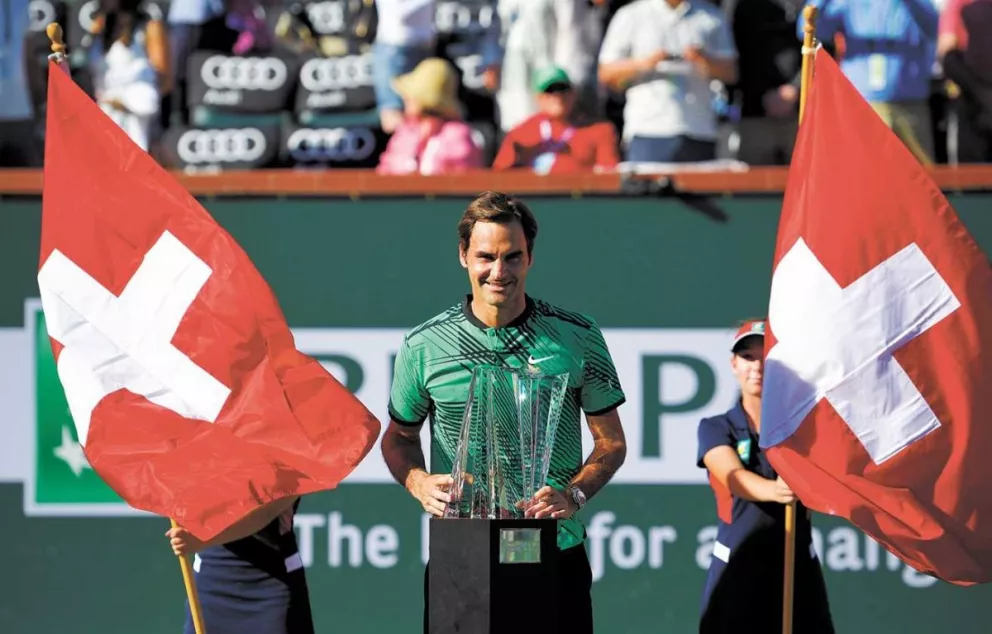 Con 35 años, Roger se convirtió el campeón de más edad en un Masters 1000.