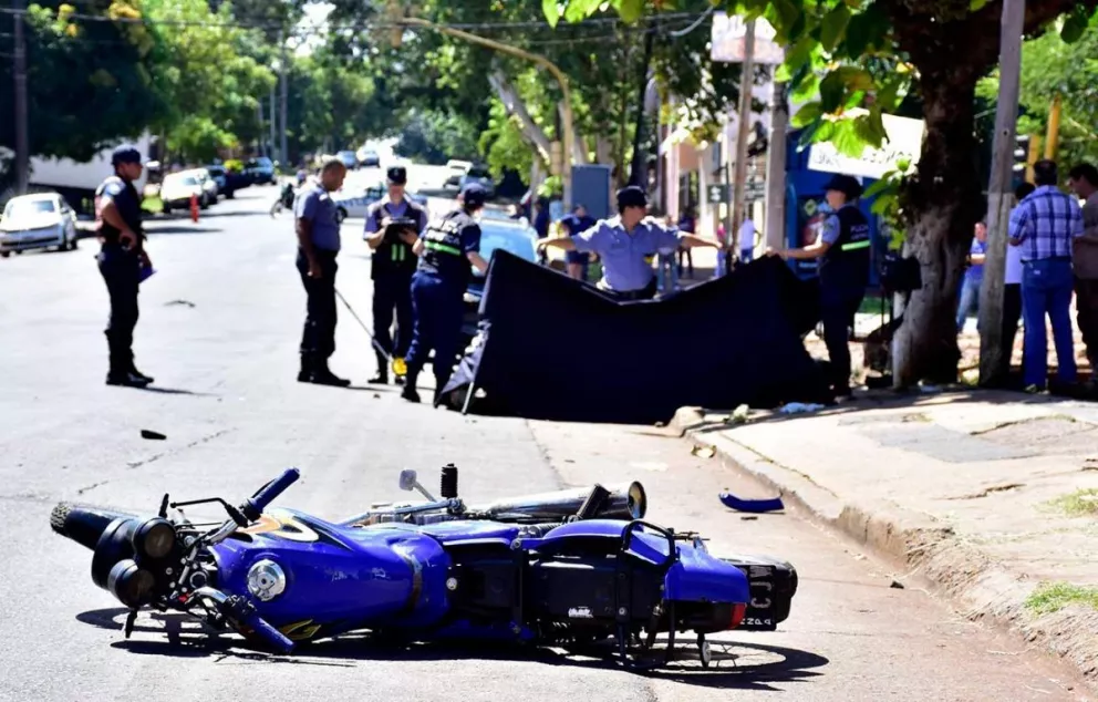 El último fin de semana hubo cuatro motociclistas muertos en accidentes en la vía pública.