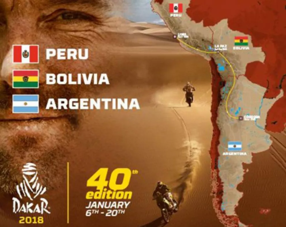 El Dakar celebrará sus 40 años con un megadesafío en Perú, Bolivia y Argentina