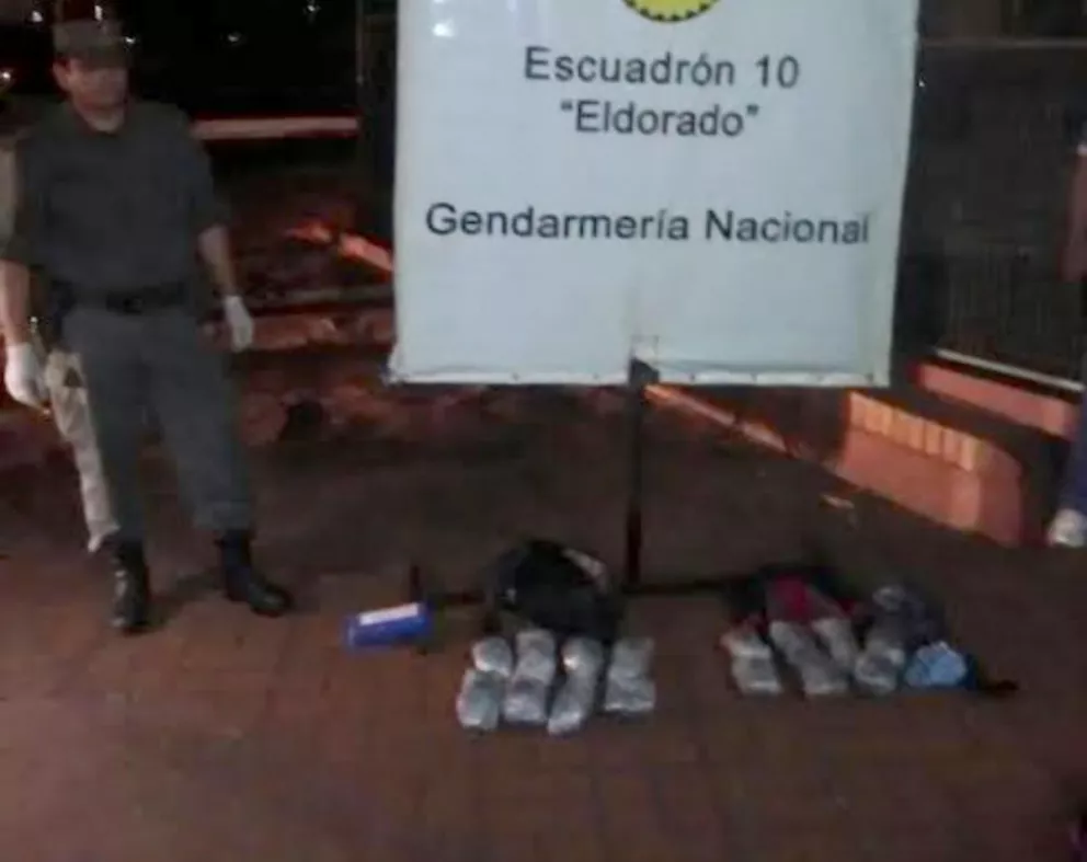 Gendarmería incautó marihuana en la Terminal de Ómnibus de Eldorado