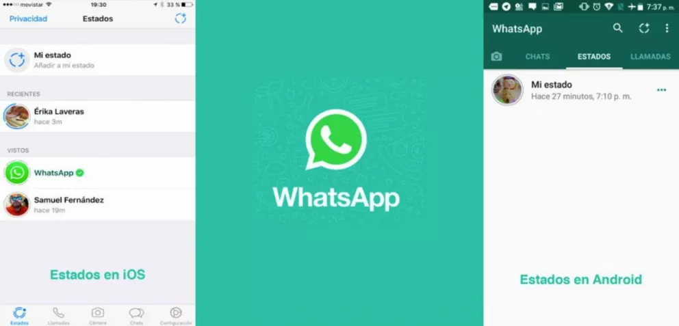 WhatsApp vuelve a los estados en texto en la próxima actualización