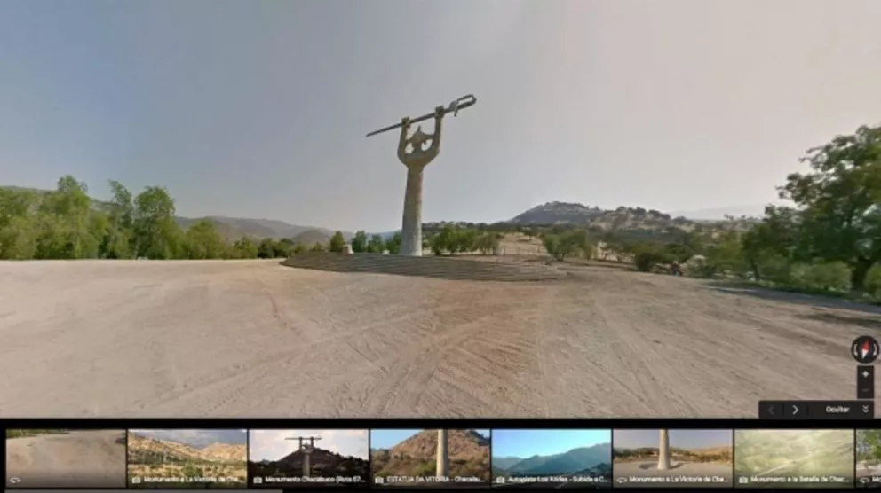 El Cruce de los Andes ya se puede recrear en Google Street View