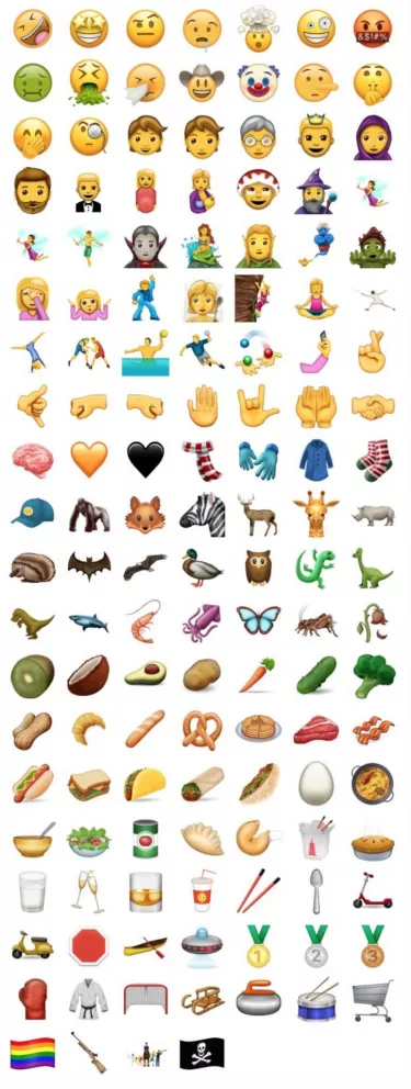 Estos son los nuevos emojis que llegarán en junio