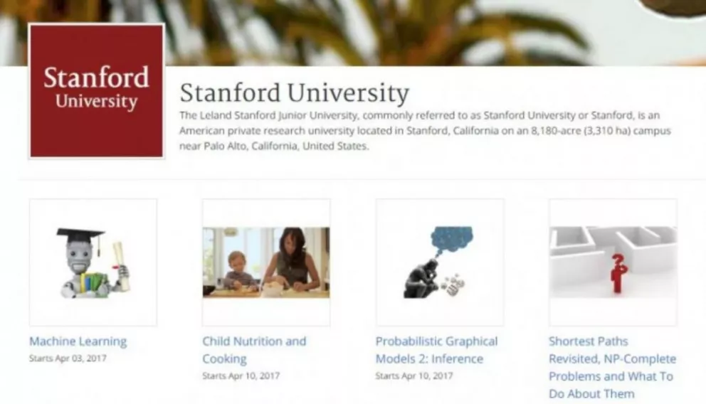 Universidad de Stanford: 3 cursos online gratuitos, en español, que empiezan en abril