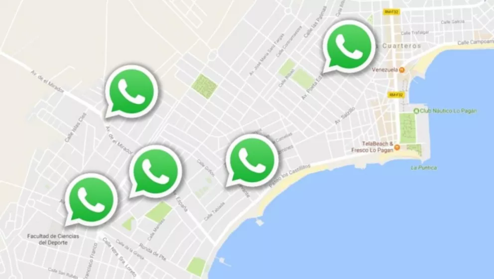 ¿WhatsApp nos va a mostrar en tiempo real sobre un mapa?