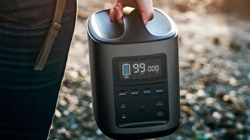 Esta batería portable puede cargar tu celular, tu pc y tu heladera