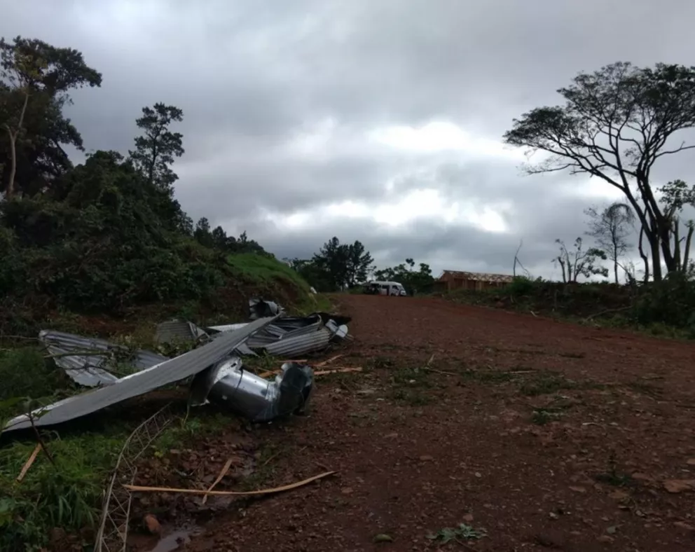 Acción social registró 46 familias afectadas por el temporal en San Pedro