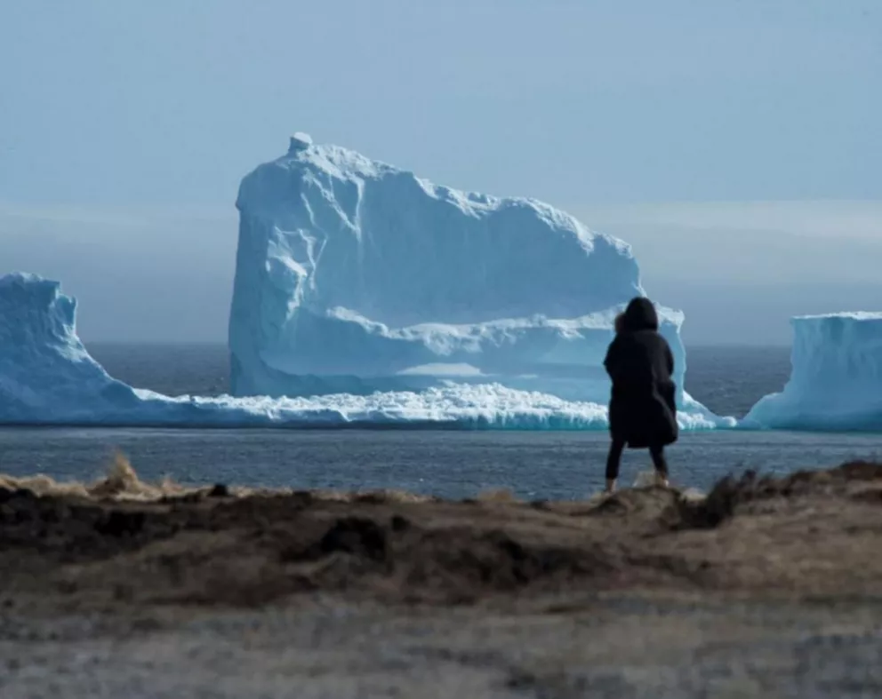 El impresionante iceberg que apareció en las costas de Canadá