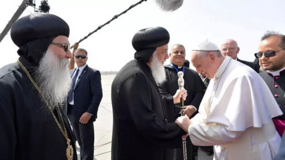 El Papa en Egipto: "La violencia se traviste de presunta sacralidad"