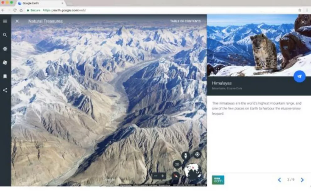 Google presenta su nueva versión de Google Earth