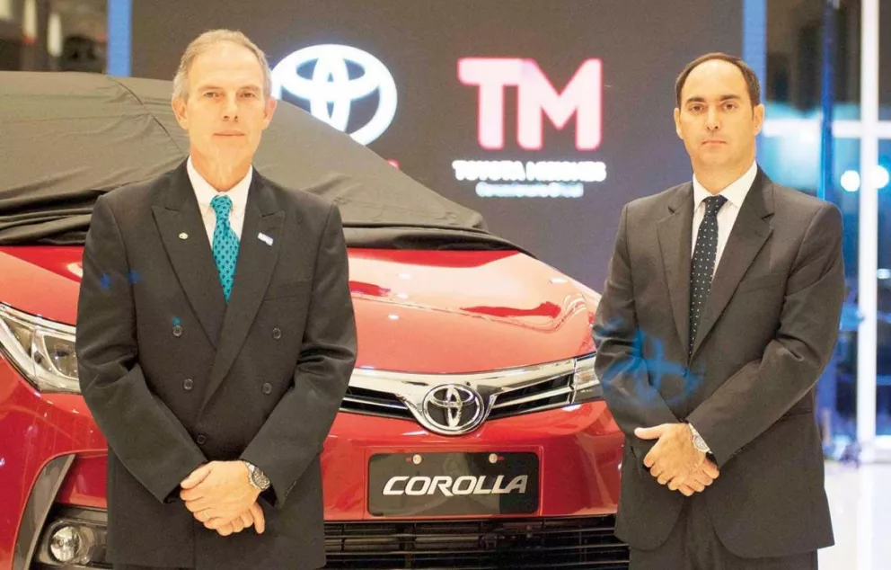 Autoridades de Toyota estuvieron en el lanzamiento.