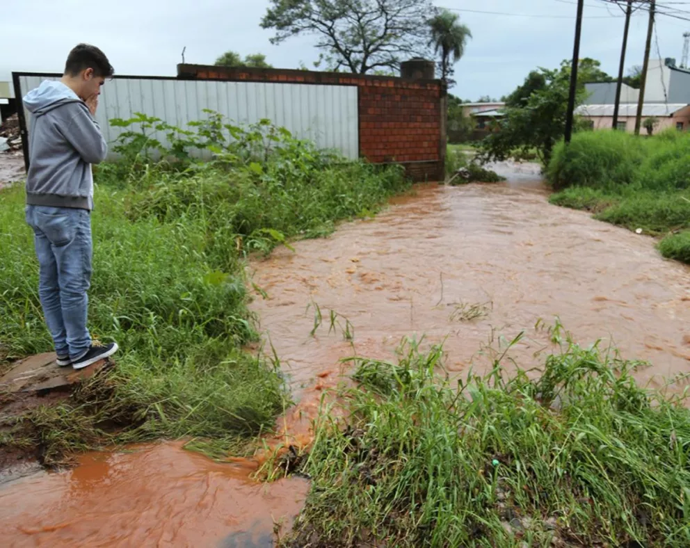 Arroyo La Chancha con peligro de desborde por las intensas precipitaciones
