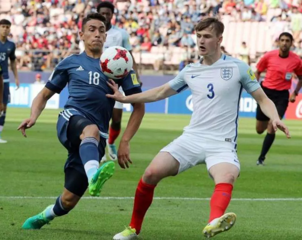 Mundial Sub 20: dura derrota de la Selección ante Inglaterra