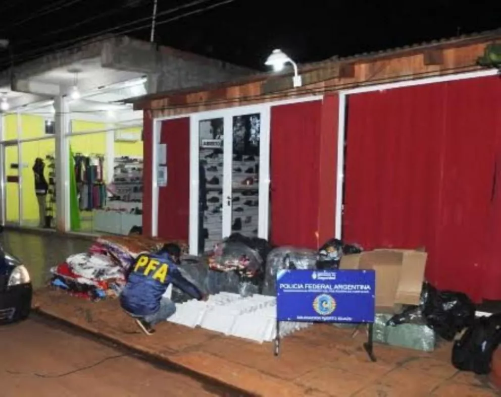 En Puerto Iguazú frenaron contrabando de frazadas