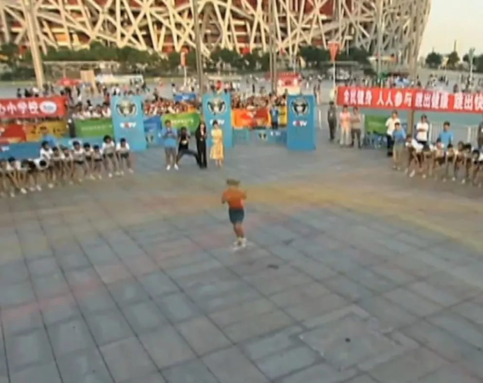 El increíble record mundial logrado en China por saltar la soga 