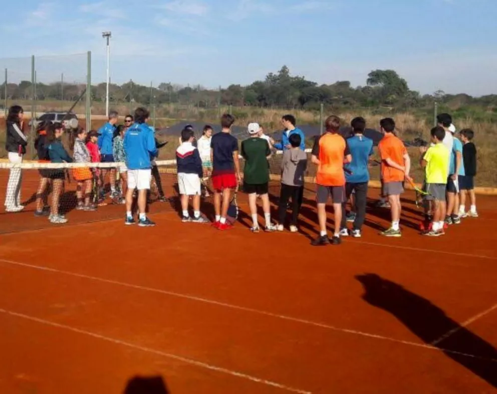 Orsanic en Posadas: “El tenis es un gran medio para crecer"