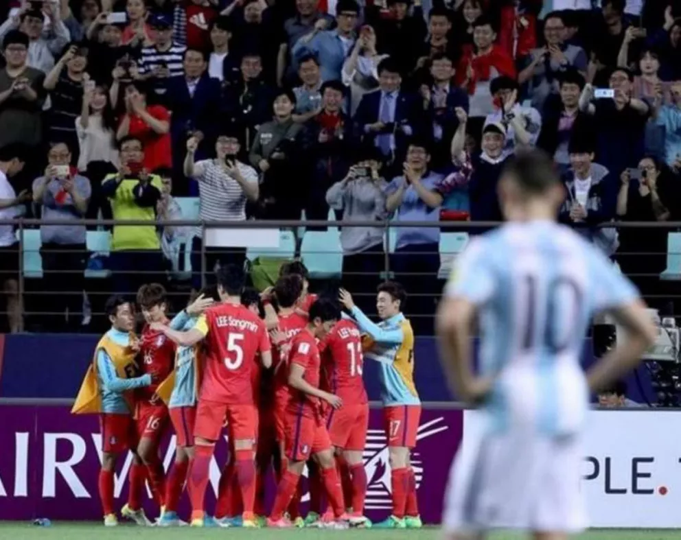 Argentina perdió con Corea y tiene un pie afuera del Mundial Sub 20