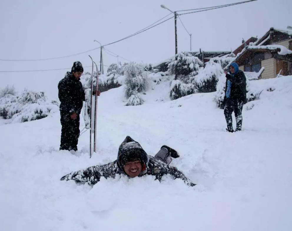 En Bariloche la temperatura llegó a los 25 grados bajo cero.