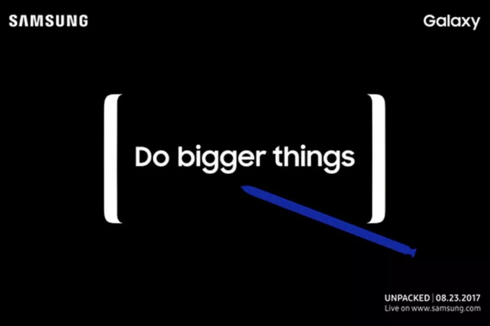 El próximo Samsung Galaxy Note 8 se presentará el 23 de agosto