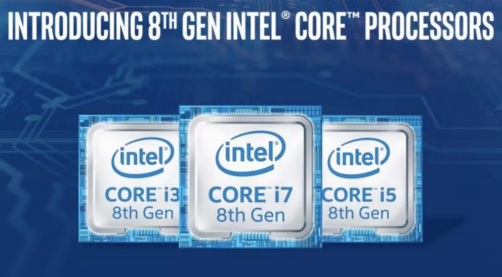 Presentaron los procesadores Intel i de 8va generación: 40% más rendimiento que la anterior