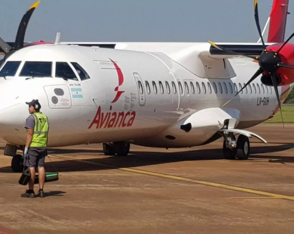 Arribó a Iguazú el vuelo experimental de la línea aérea Avianca