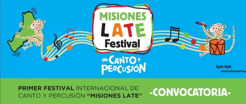 Convocatoria para el 1er Festival Internacionales de Canto y Percusión 'Misiones Late'