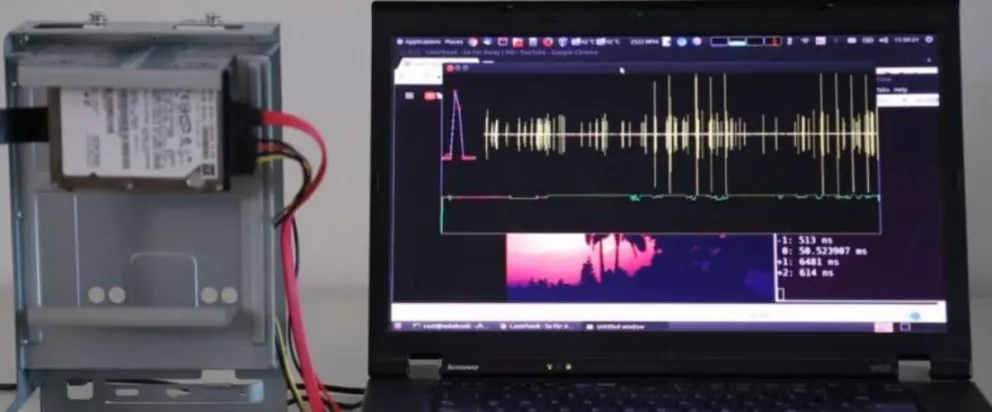 Un hacker argentino descubre cómo usar un disco duro convencional para grabar sonidos del entorno