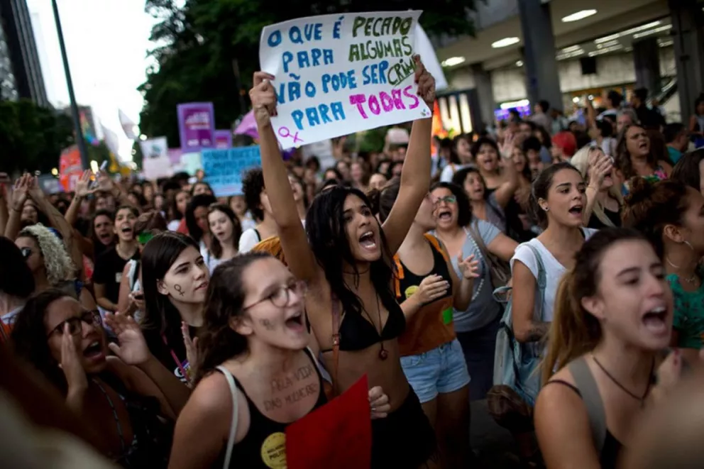 Se multiplican las marchas a favor del aborto en Brasil  