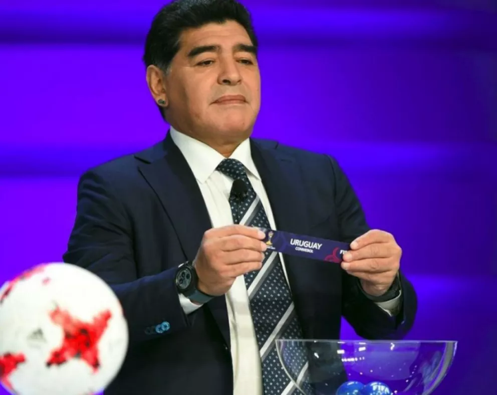 Maradona participará del sorteo del Mundial