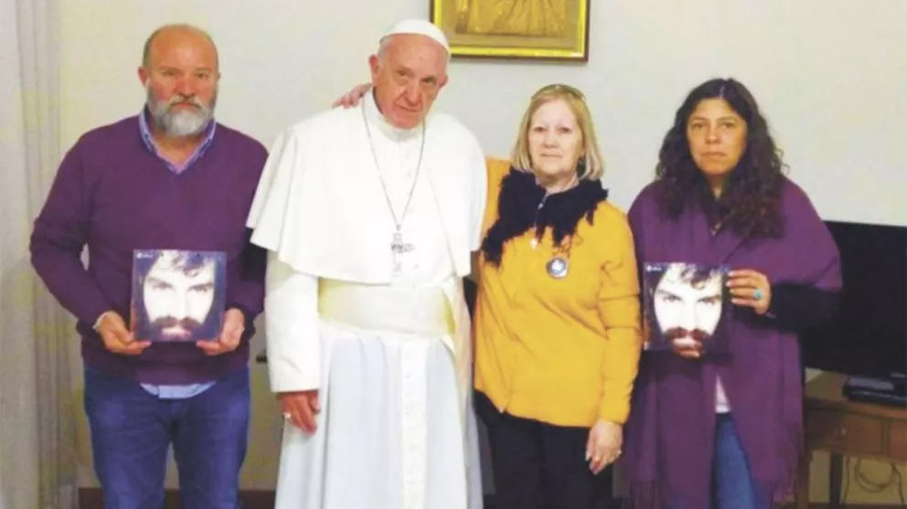 El Papa recibió a la familia de Santiago Maldonado     
